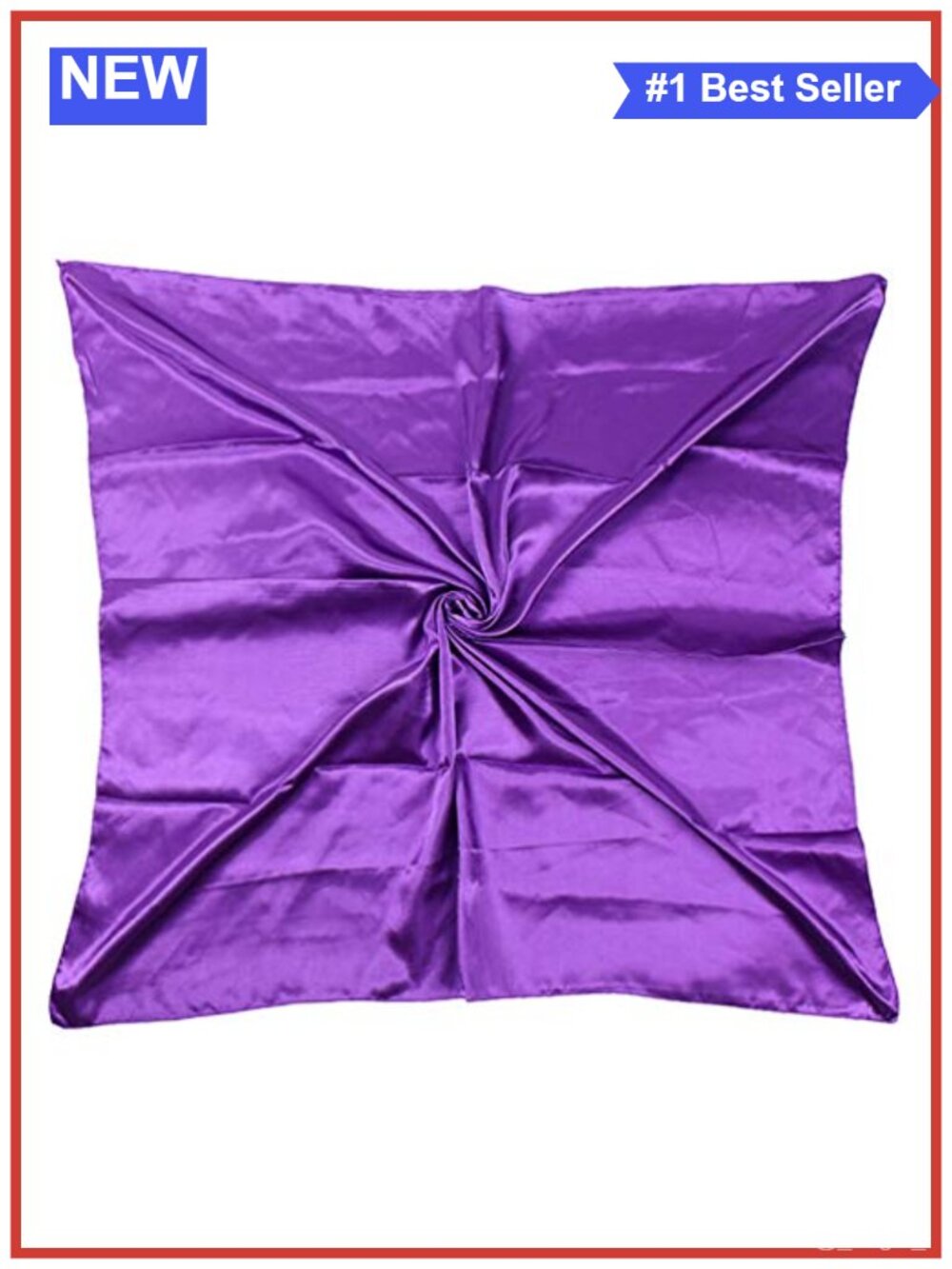 Large Satin Square Scarf 35" Silk Feel Headscarf Wrap Gift